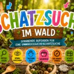 Schatzsuche im Wald – 15 spannende Aufgaben für Kinder Schatzsuche im Wald mit spannenden Aufgaben