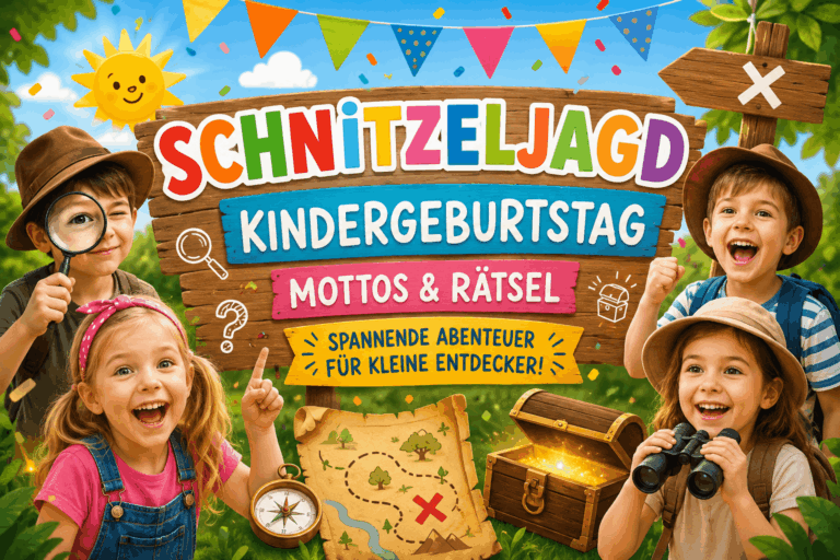 Schnitzeljagd Kindergeburtstag