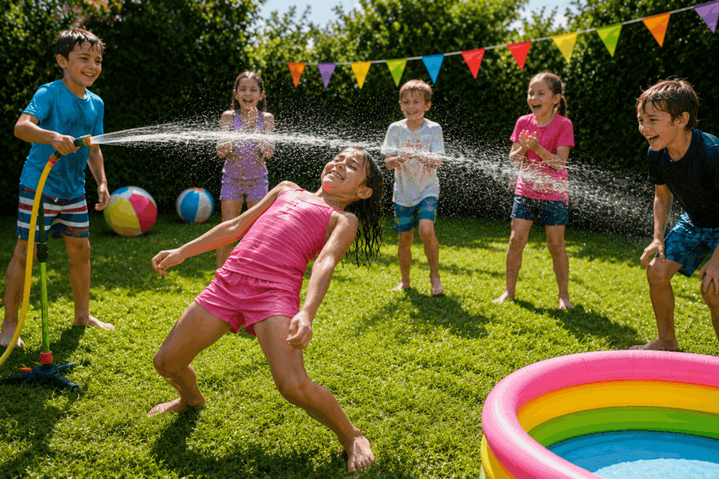 Wasserspiele Kindergeburtstag