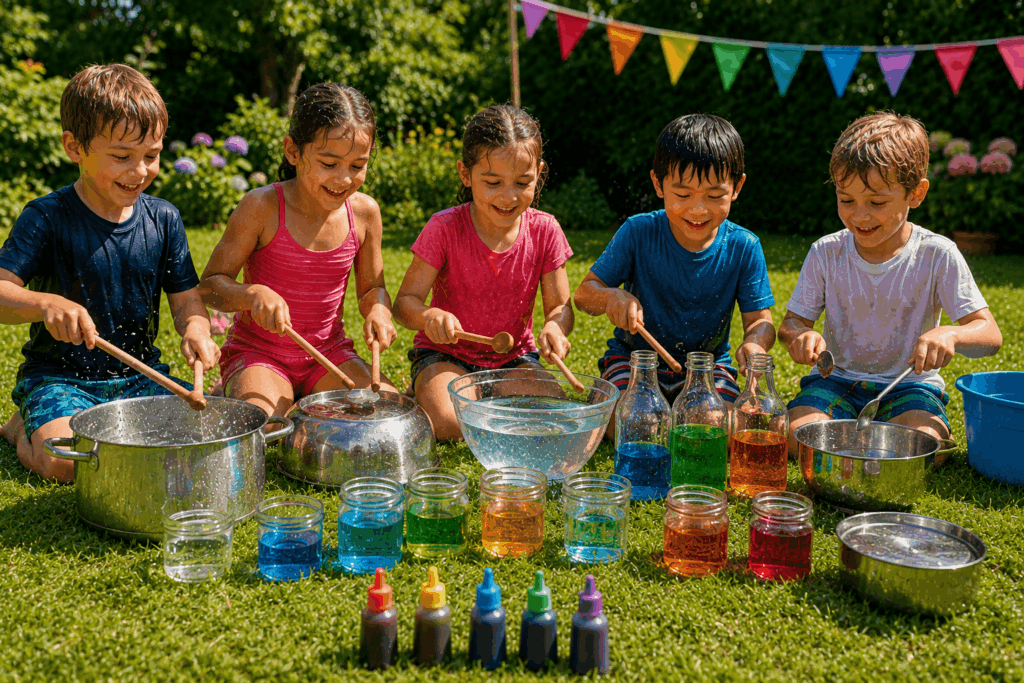Wasserspiele Kindergeburtstag