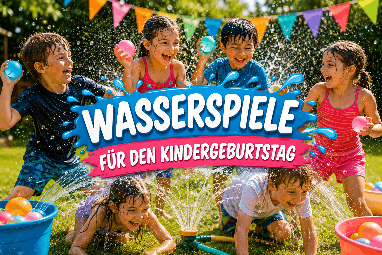 Wasserspiele Kindergeburtstag