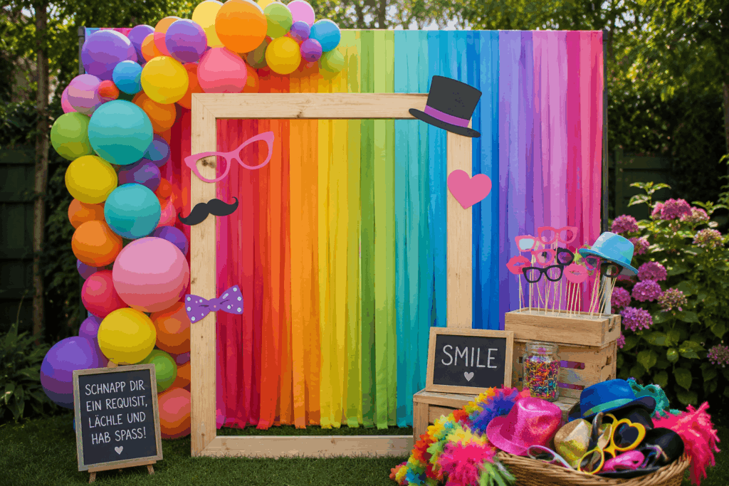 Deko Kinderparty im Garten 