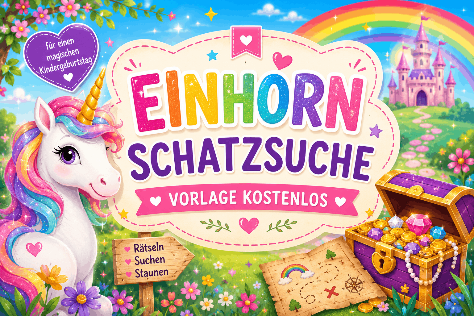 Einhorn Schatzsuche