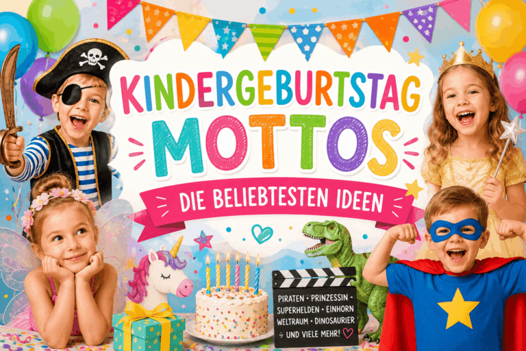 Kindergeburtstag Motto