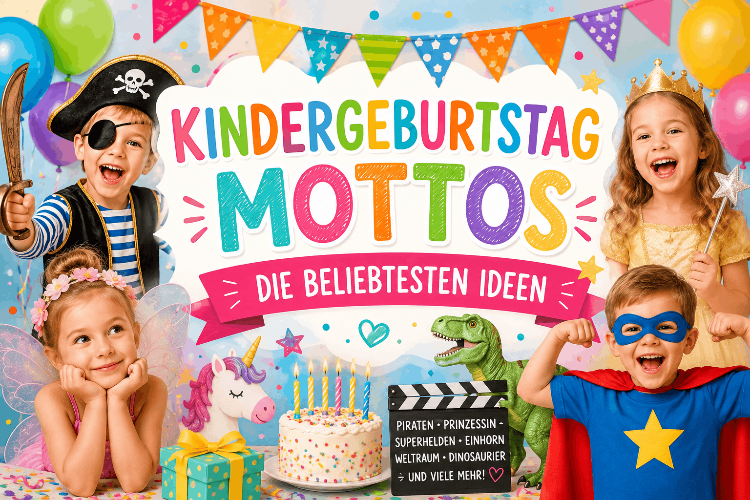 Kindergeburtstag Motto
