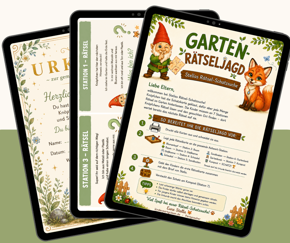 Garten Schatzsuche