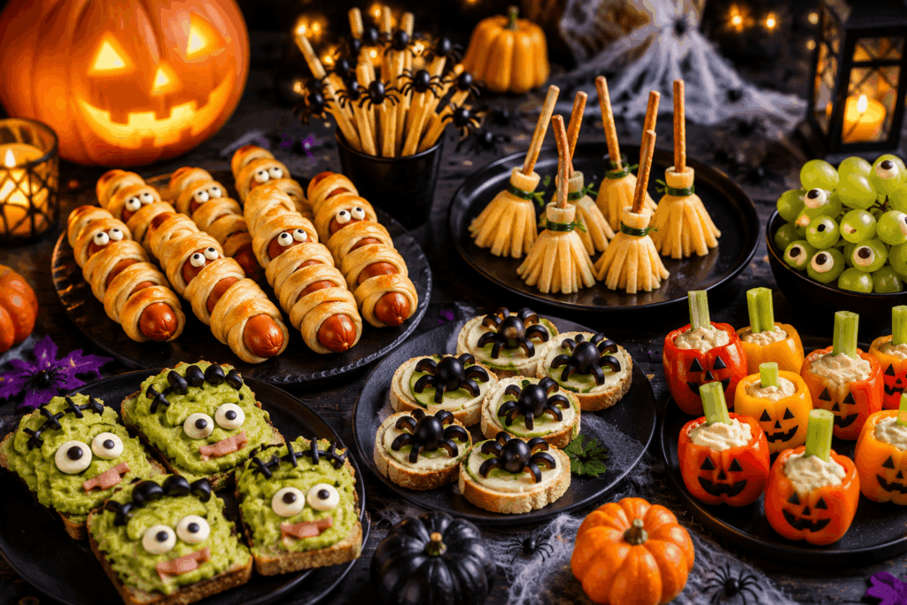 Halloween-Snacks herzhaft