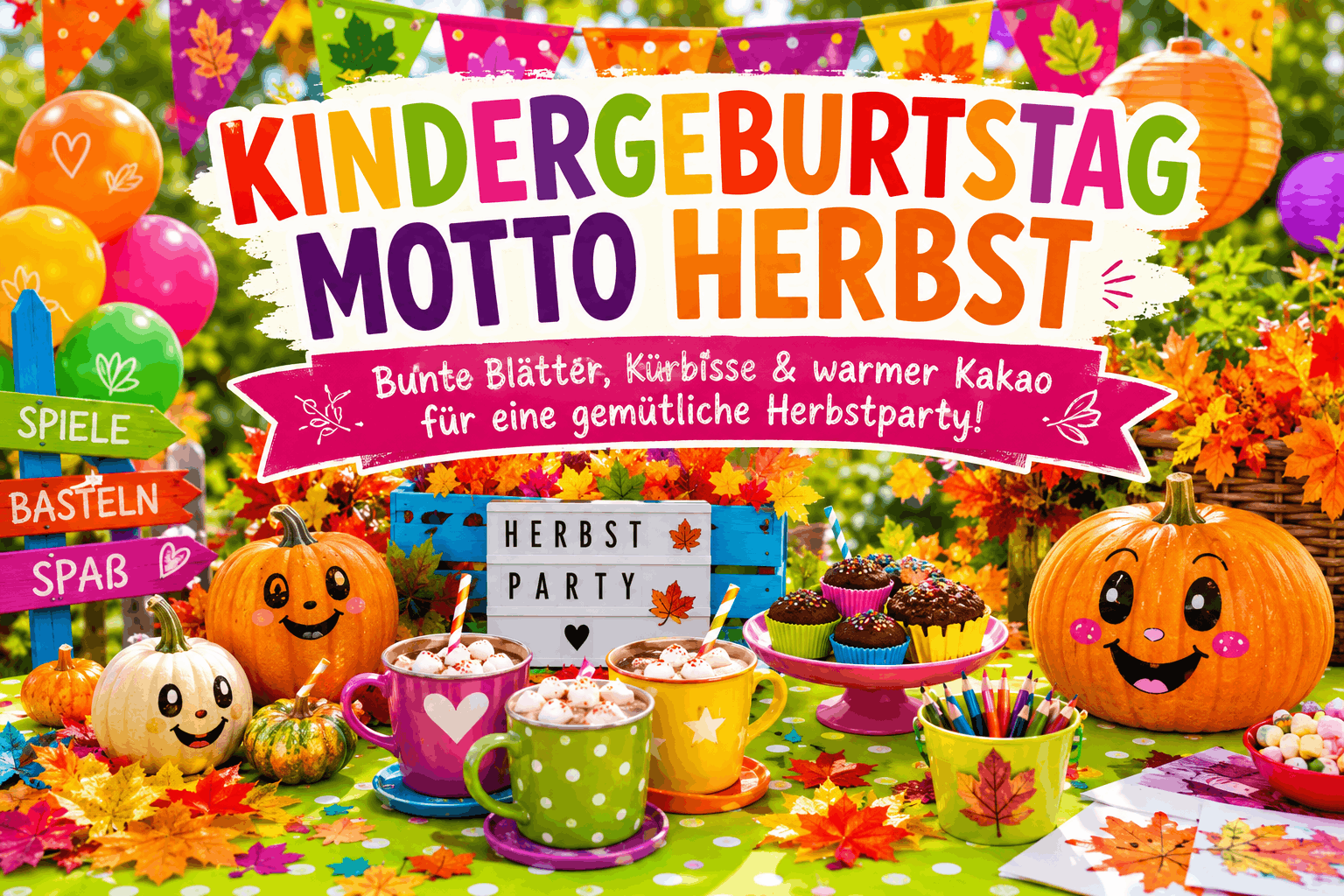 Kindergeburtstag Motto Herbst: 12 gemütliche Ideen für die kalte Jahreszeit