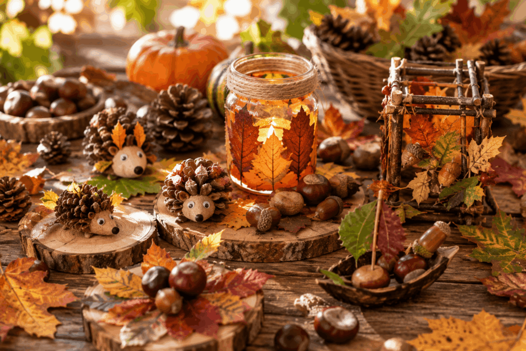 Kindergeburtstag-Motto Herbst Deko