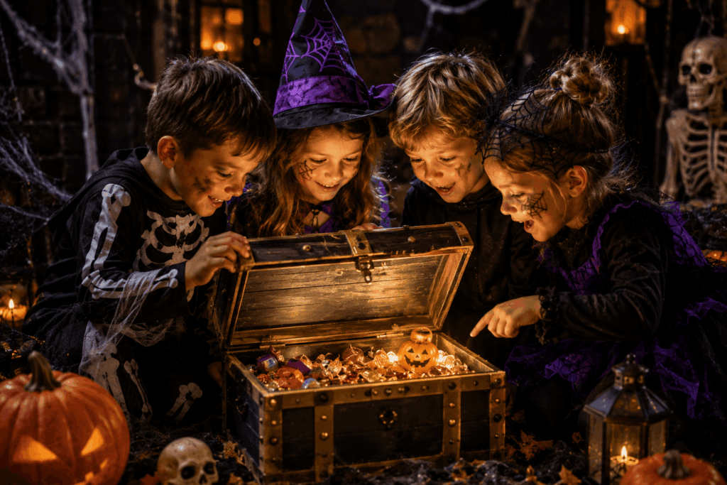 halloween-schatzsuche-schatztruhe