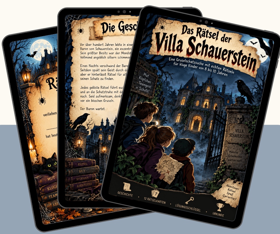 Halloween Schatzsuche Kinder 8-10 Jahre