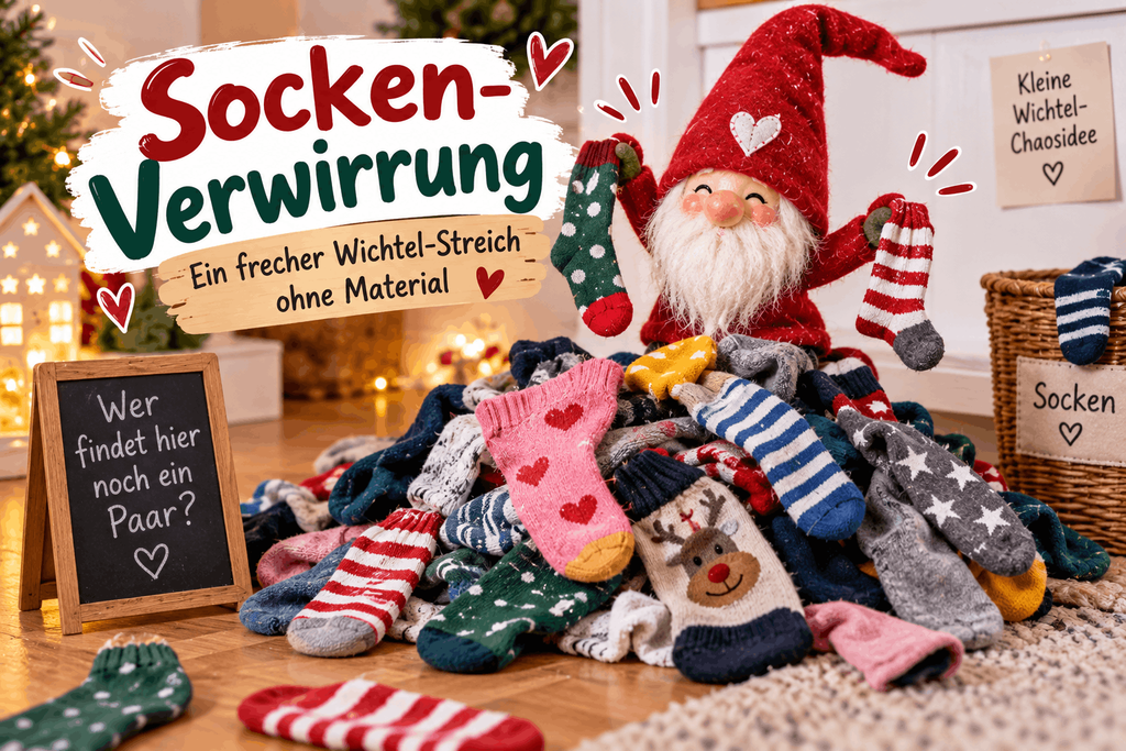 Wichtel Streich Sockenverwirrung