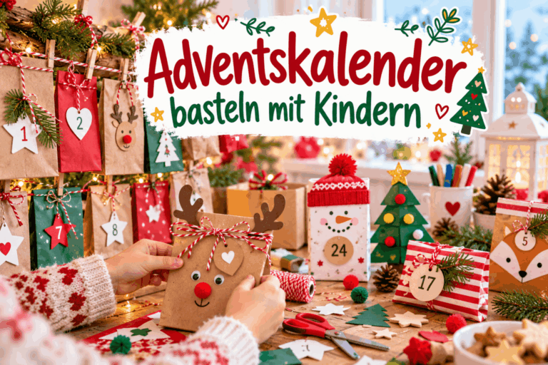 Adventskalender befüllen für Kinder