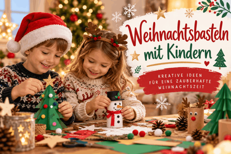 Weihnachtsbasteln für den Wintergeburtstag